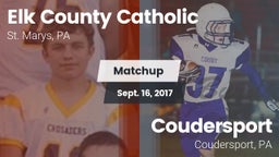 Matchup: Elk County Catholic vs. Coudersport  2017