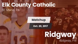 Matchup: Elk County Catholic vs. Ridgway  2017