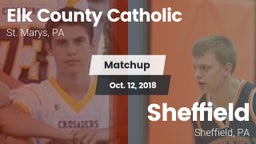 Matchup: Elk County Catholic vs. Sheffield  2018