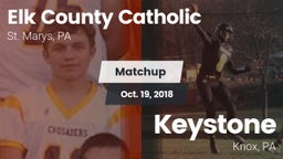 Matchup: Elk County Catholic vs. Keystone  2018