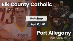 Matchup: Elk County Catholic vs. Port Allegany  2019