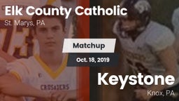 Matchup: Elk County Catholic vs. Keystone  2019