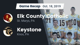 Recap: Elk County Catholic  vs. Keystone  2019