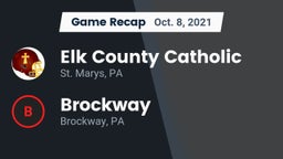 Recap: Elk County Catholic  vs. Brockway  2021