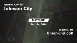 Matchup: Johnson City vs. Union-Endicott  2016