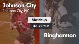 Matchup: Johnson City vs. Binghamton  2016