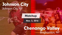 Matchup: Johnson City vs. Chenango Valley  2016