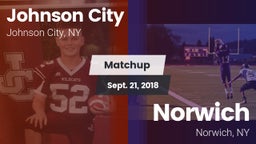 Matchup: Johnson City vs. Norwich  2018