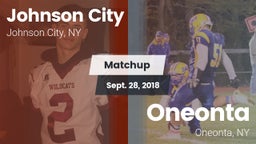 Matchup: Johnson City vs. Oneonta  2018