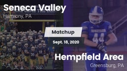 Matchup: Seneca Valley vs. Hempfield Area  2020