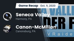 Recap: Seneca Valley  vs. Canon-McMillan  2020