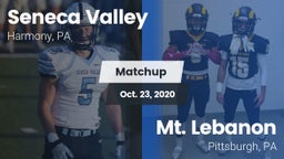 Matchup: Seneca Valley vs. Mt. Lebanon  2020