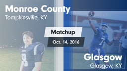 Matchup: Monroe County vs. Glasgow  2016