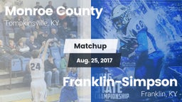 Matchup: Monroe County vs. Franklin-Simpson  2017