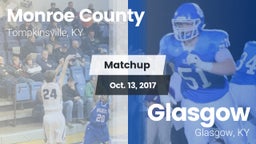 Matchup: Monroe County vs. Glasgow  2017