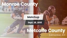 Matchup: Monroe County vs. Metcalfe County  2018