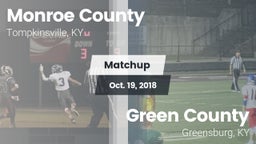 Matchup: Monroe County vs. Green County  2018