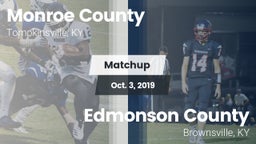 Matchup: Monroe County vs. Edmonson County  2019