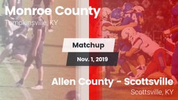 Matchup: Monroe County vs. Allen County - Scottsville  2019
