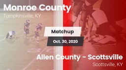Matchup: Monroe County vs. Allen County - Scottsville  2020