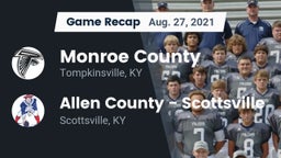Recap: Monroe County  vs. Allen County - Scottsville  2021
