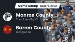 Recap: Monroe County  vs. Barren County  2022