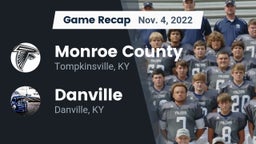 Recap: Monroe County  vs. Danville  2022