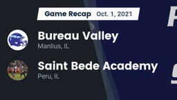 Recap: Bureau Valley  vs. Saint Bede Academy 2021