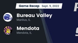 Recap: Bureau Valley  vs. Mendota  2022