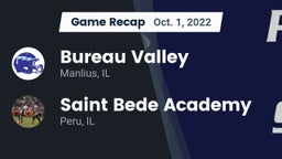 Recap: Bureau Valley  vs. Saint Bede Academy 2022