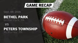 Recap: Bethel Park  vs. Peters Township  2016