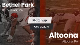 Matchup: Bethel Park vs. Altoona  2016