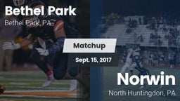 Matchup: Bethel Park vs. Norwin  2017