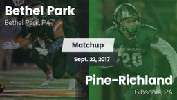 Matchup: Bethel Park vs. Pine-Richland  2017