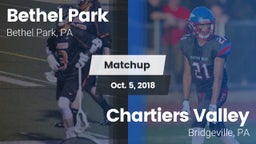 Matchup: Bethel Park vs. Chartiers Valley  2018