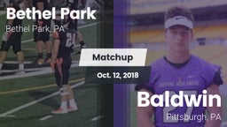 Matchup: Bethel Park vs. Baldwin  2018