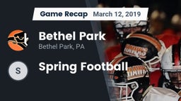 Recap: Bethel Park  vs. Spring Football 2019