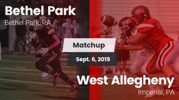 Matchup: Bethel Park vs. West Allegheny  2019