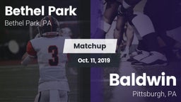 Matchup: Bethel Park vs. Baldwin  2019