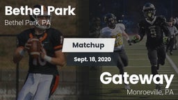 Matchup: Bethel Park vs. Gateway  2020
