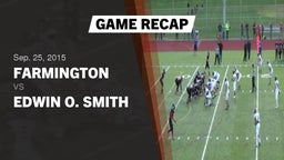 Recap: Farmington  vs. Edwin O. Smith High 2015