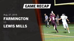Recap: Farmington  vs. Lewis Mills 2015