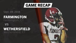 Recap: Farmington  vs. Wethersfield  2016
