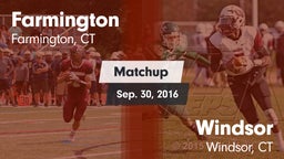 Matchup: Farmington vs. Windsor  2016