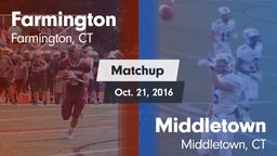 Matchup: Farmington vs. Middletown  2016