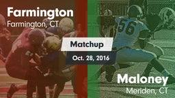 Matchup: Farmington vs. Maloney  2016