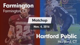 Matchup: Farmington vs. Hartford Public  2016