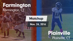 Matchup: Farmington vs. Plainville  2016