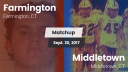 Matchup: Farmington vs. Middletown  2017