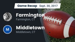 Recap: Farmington  vs. Middletown  2017
